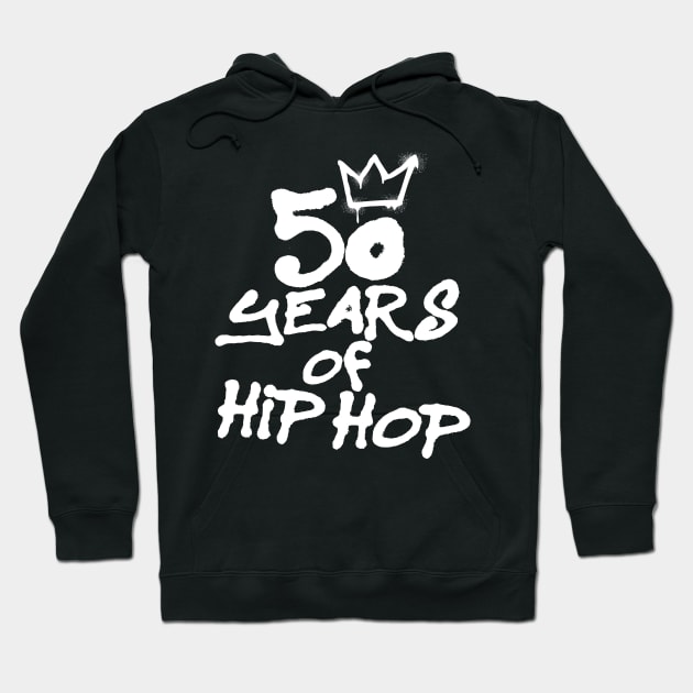 50 Years Of Hip Hop Hoodie by devilcat.art